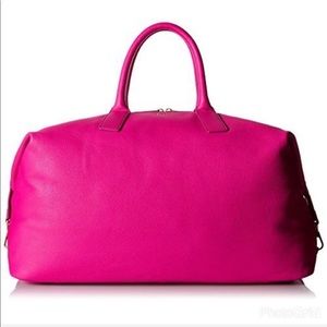 RARE Fossil hot pink Preston weekender EUC